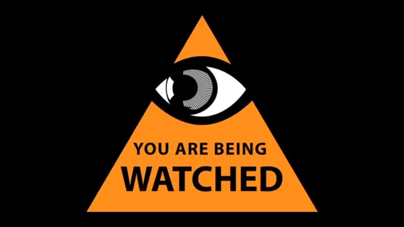 ICLOAK — “You Are Being Watched” — eye-pyramid motion graphic