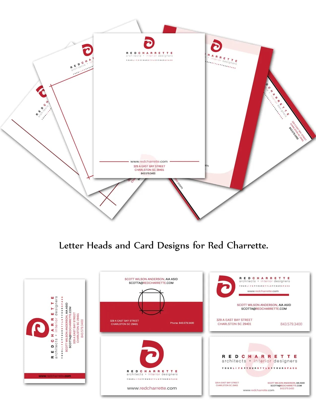 Red Charrette — Identity for an architecture studio